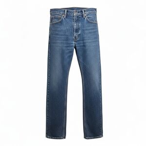 Levi's 505 SZ 36 x 34 Straight Leg Med Wash Stretch Denim Jeans